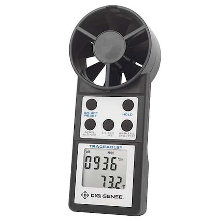 Digi-Sense Traceable Vane Anemometer with RS-232 Ou 98767-12